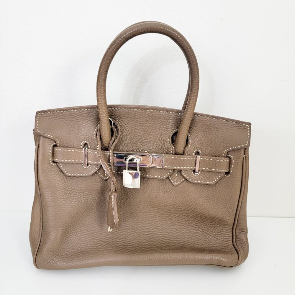 Teddy Blake Caty 10" Bag in Taupe